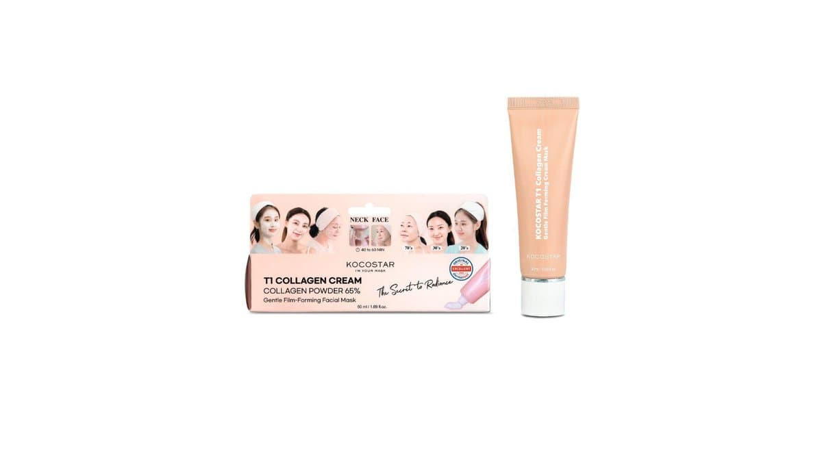 KOCOSTAR T1 Collagen Cream - Gentle Film-Forming Facial Mask 50ml