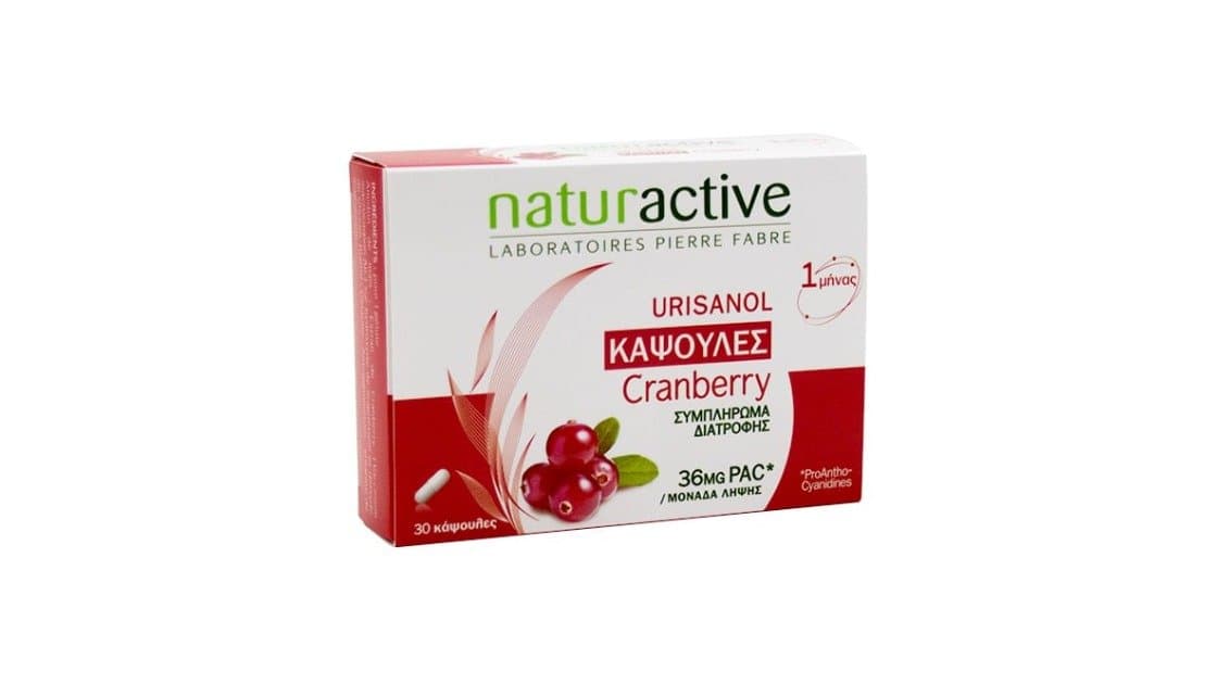 Naturactive Urisanol Gelules Cranberry 30Caps