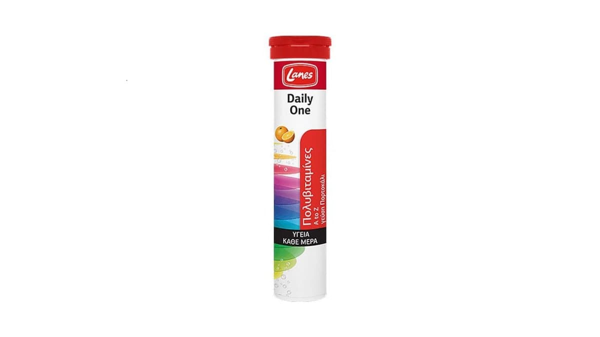 Lanes Daily One Multivitamins A to Z Orange Flavour Effervescent 20 Tabs