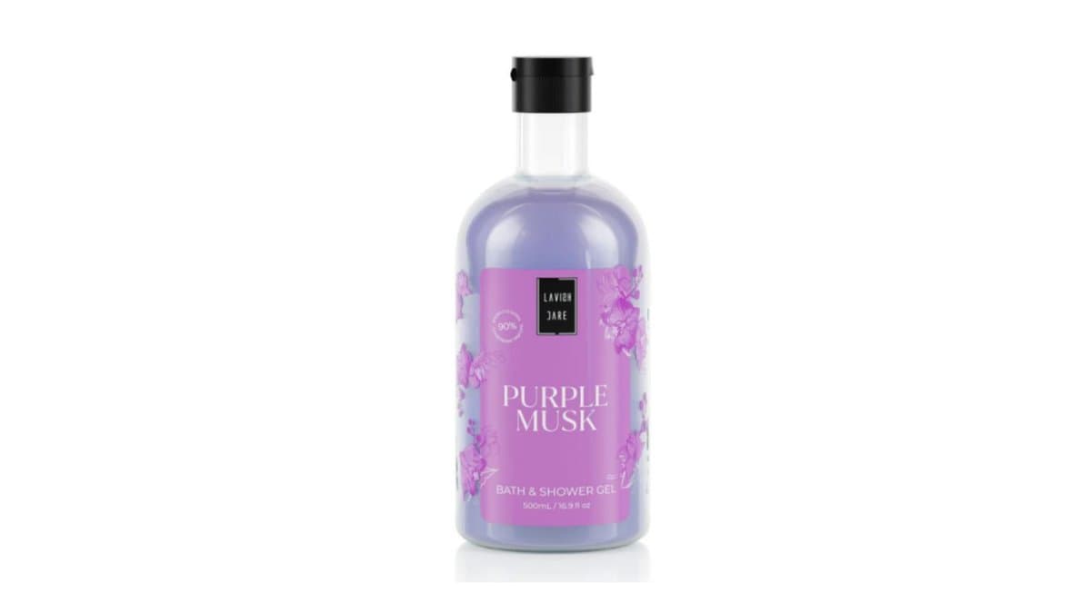 Lavish Care Bath & Shower Gel Purple Musk 500ml