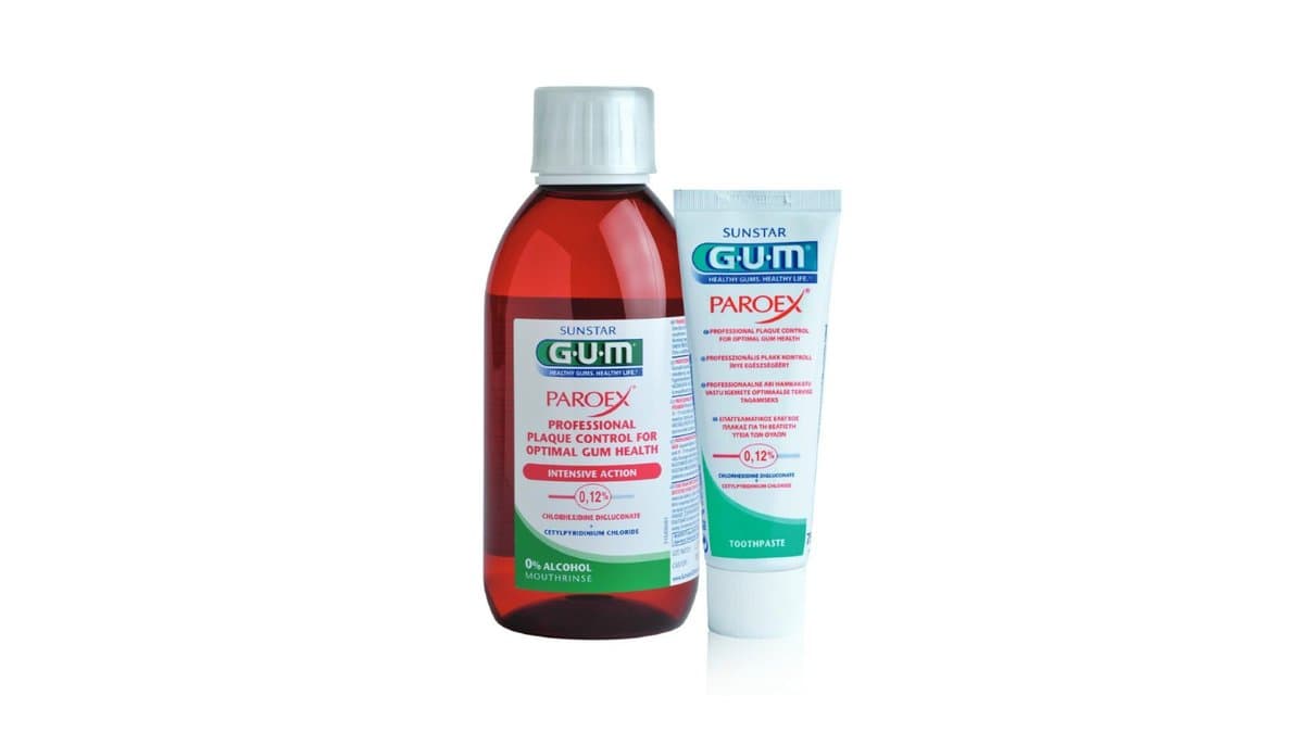 Gum Paroex 0.12% Mouthwash & Toothpaste