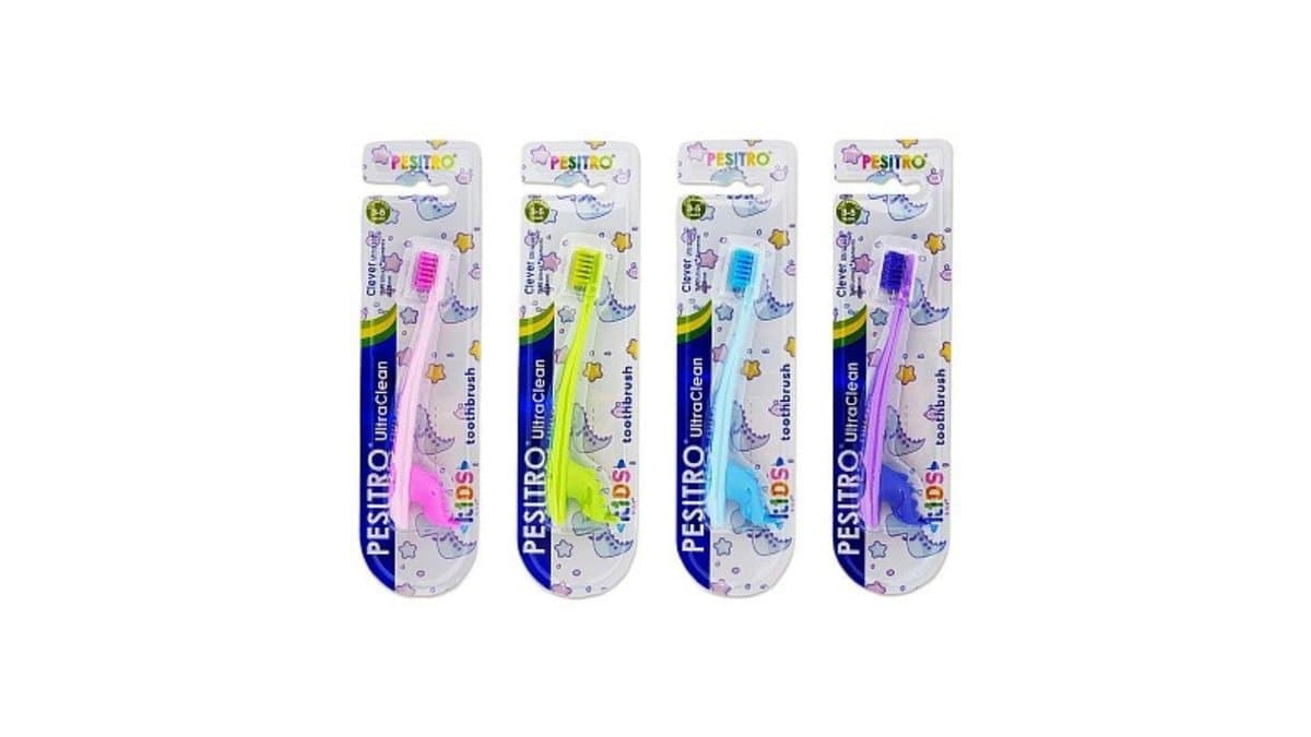 Pesitro Ultra Clean Clever Ultra Soft 7680 Toothbrush 3-5 Years Old
