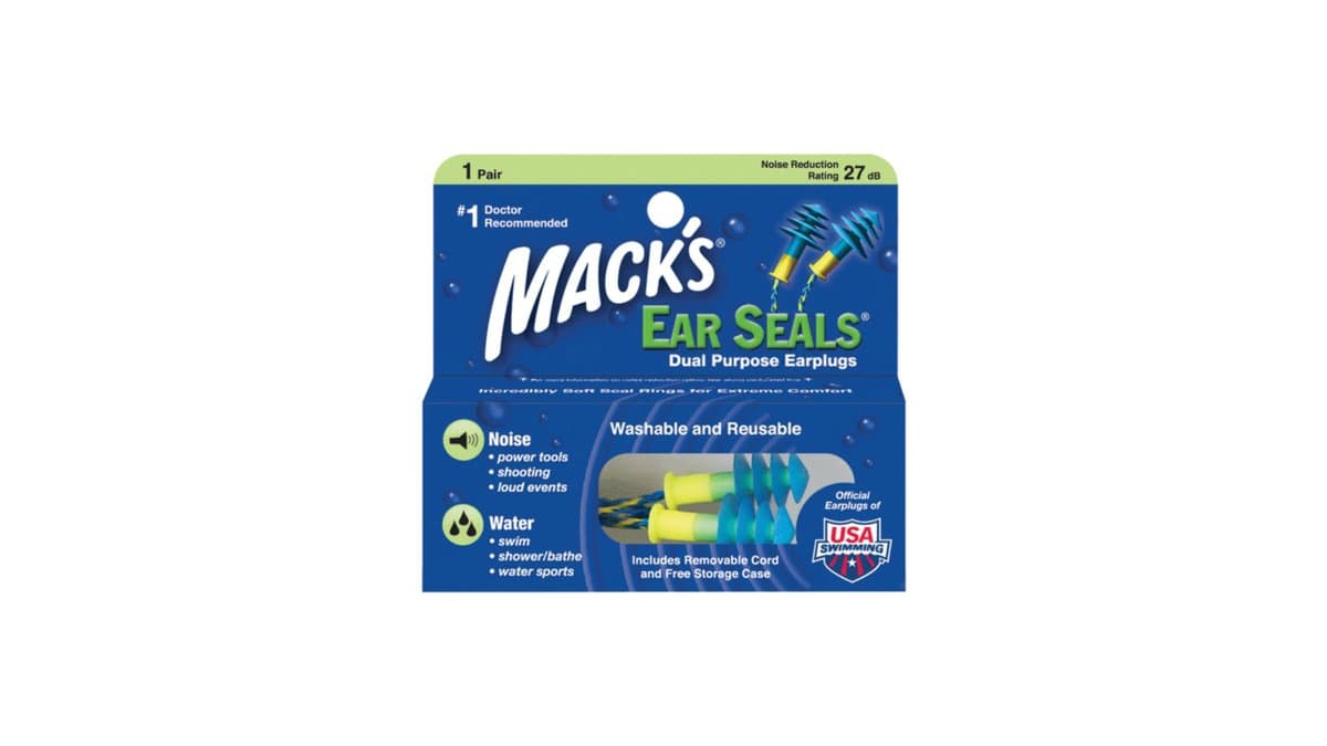 Mack's Ear Seals Dual Purpose Earplugs 26dB 1 Pair