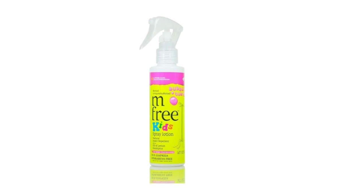 M-FREE Insect Repellent Kids Bubble Gum Spray-Lotion 125ml
