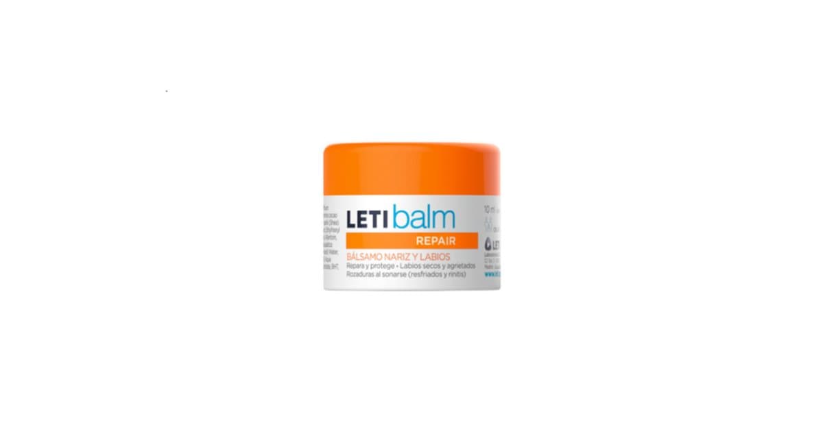 Leti Balm Repair Nose & Lips Pediatric 10ml (Jar)