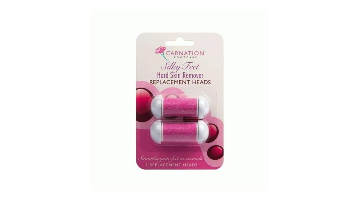 Carnation Hard Skin Remover Replacement Heads 2pcs
