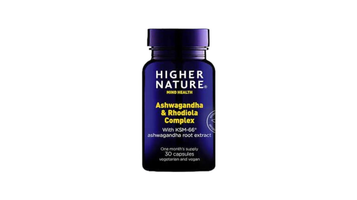 Higher Nature Ashwagandha & Rhodiola 30Caps