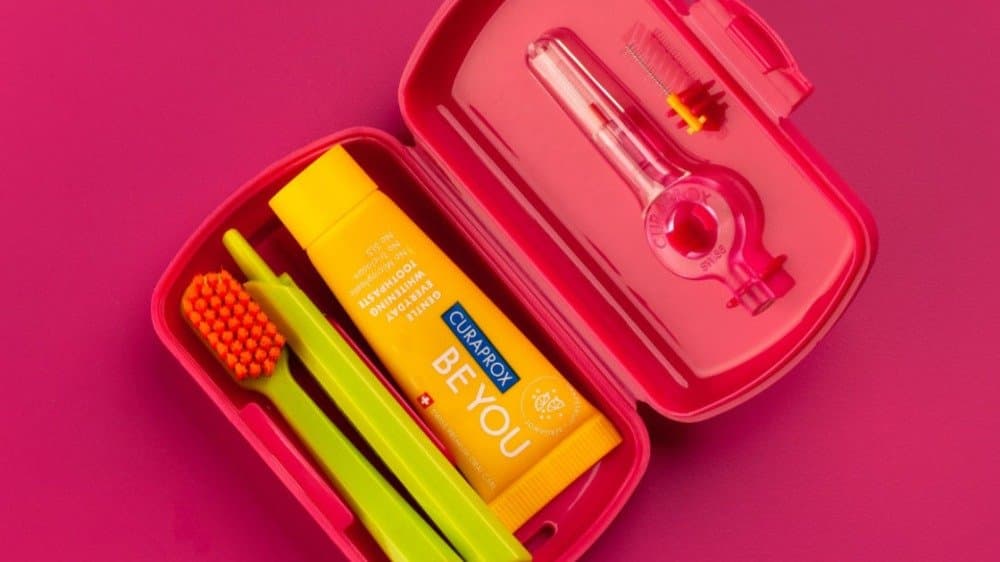 CURAPROX Travel Set Red