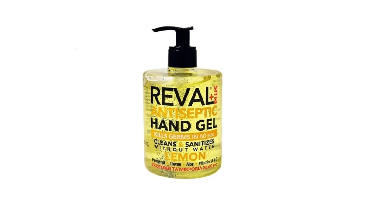 Reval+ Plus Antiseptic Hand Gel Lemon 500ml