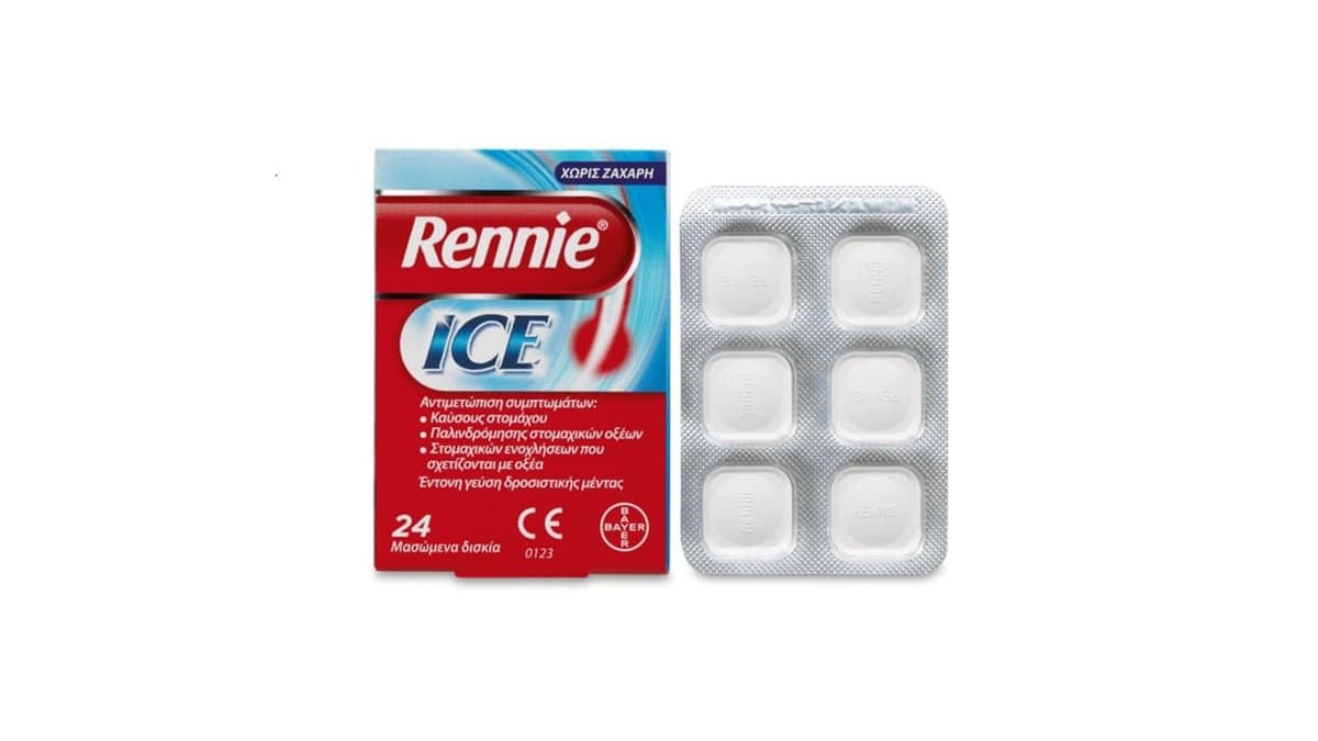 Rennie Ice 24 Chewable Tablets