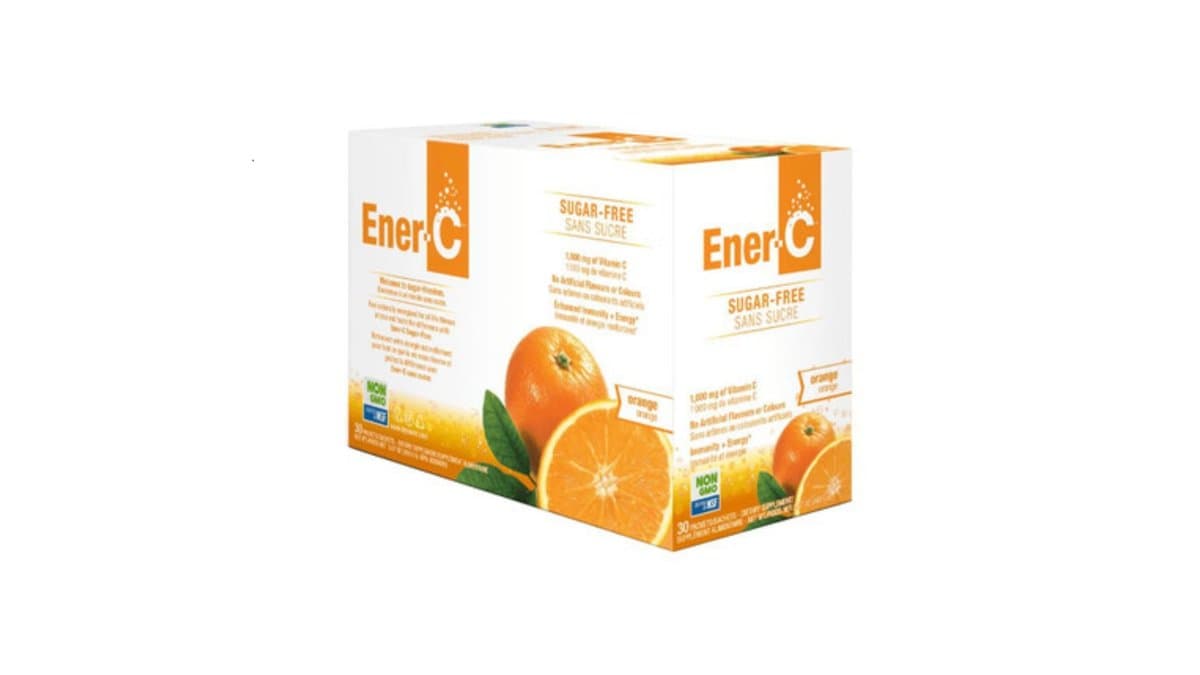 ENER-C Vitamin C 1000mg Sugar Free Orange Flavour 30 Sachets