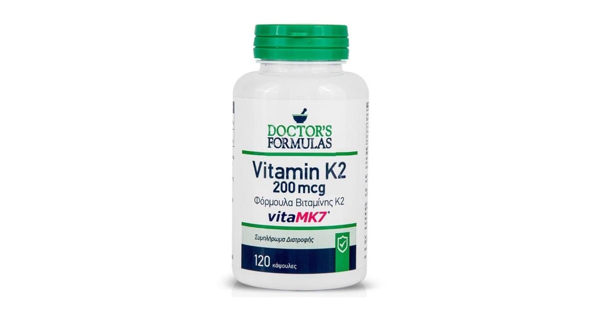 Doctor's Formulas Vitamin K2 200mcg 120 Caps