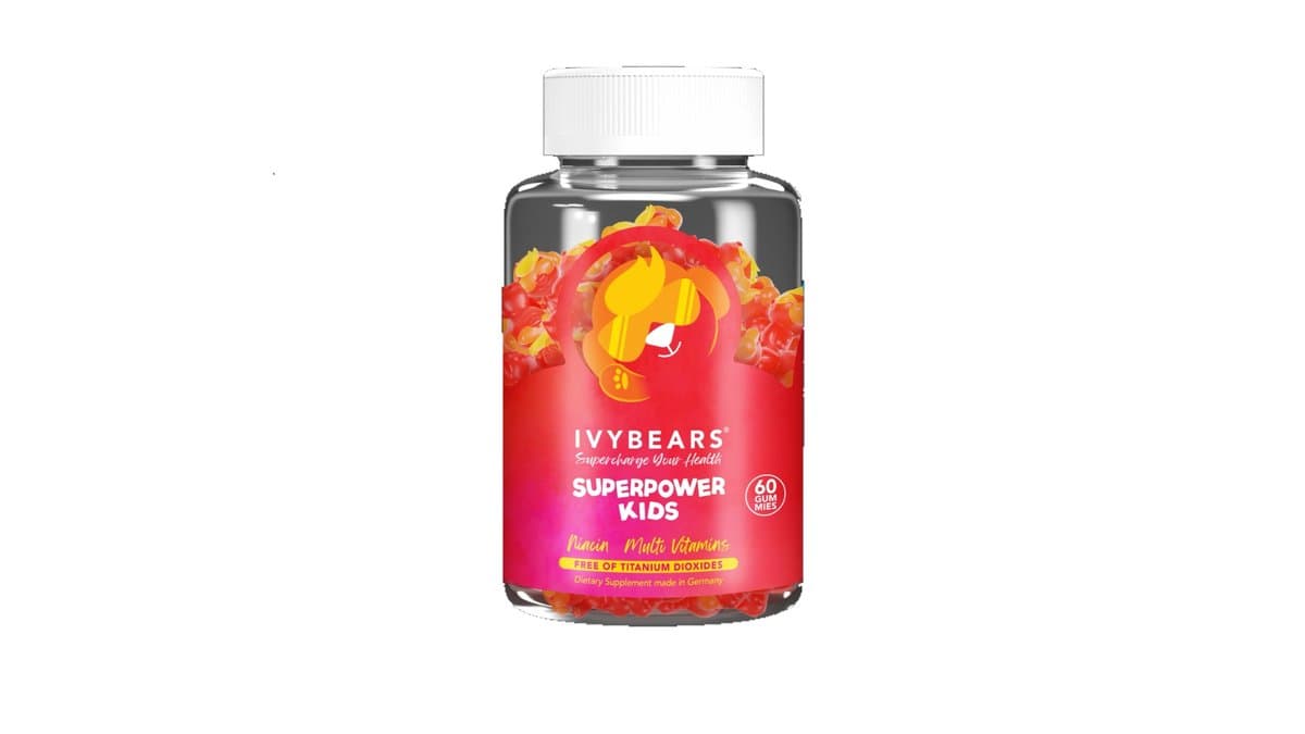 IVYBEARS Superpower Kids 60 Chewable Gels