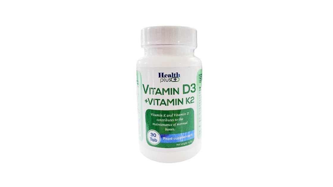Health Plus Vitamin D3 4000IU & K2 100mcg 30Tabs
