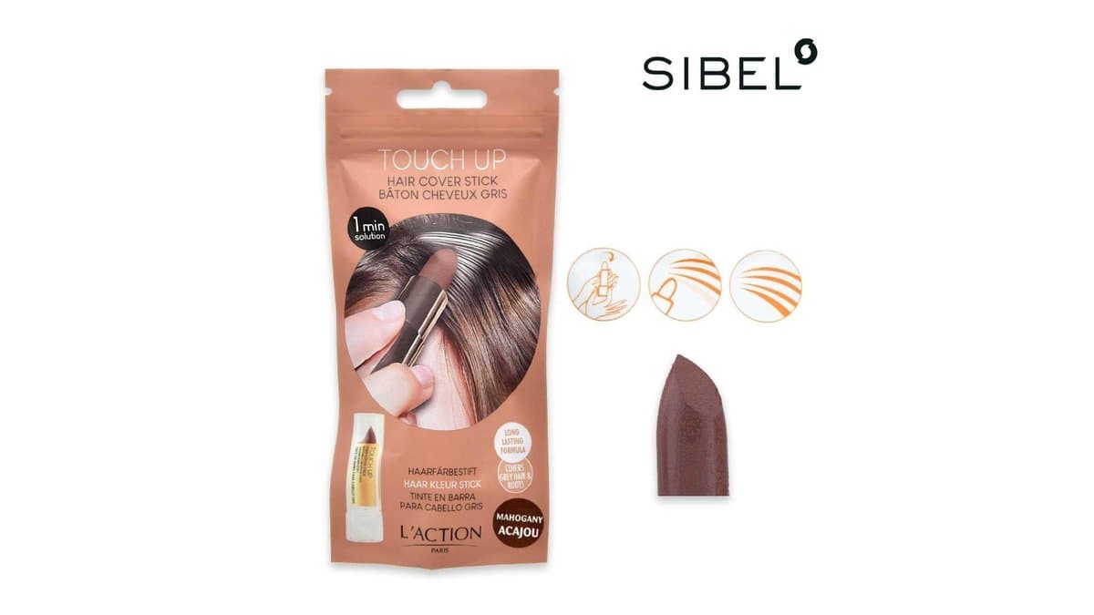 L'Action Paris Touch Up Hair Cover Stick Mahogany Acajou