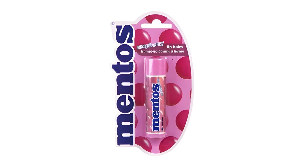 Mentos Raspberry Lip Balm 4g