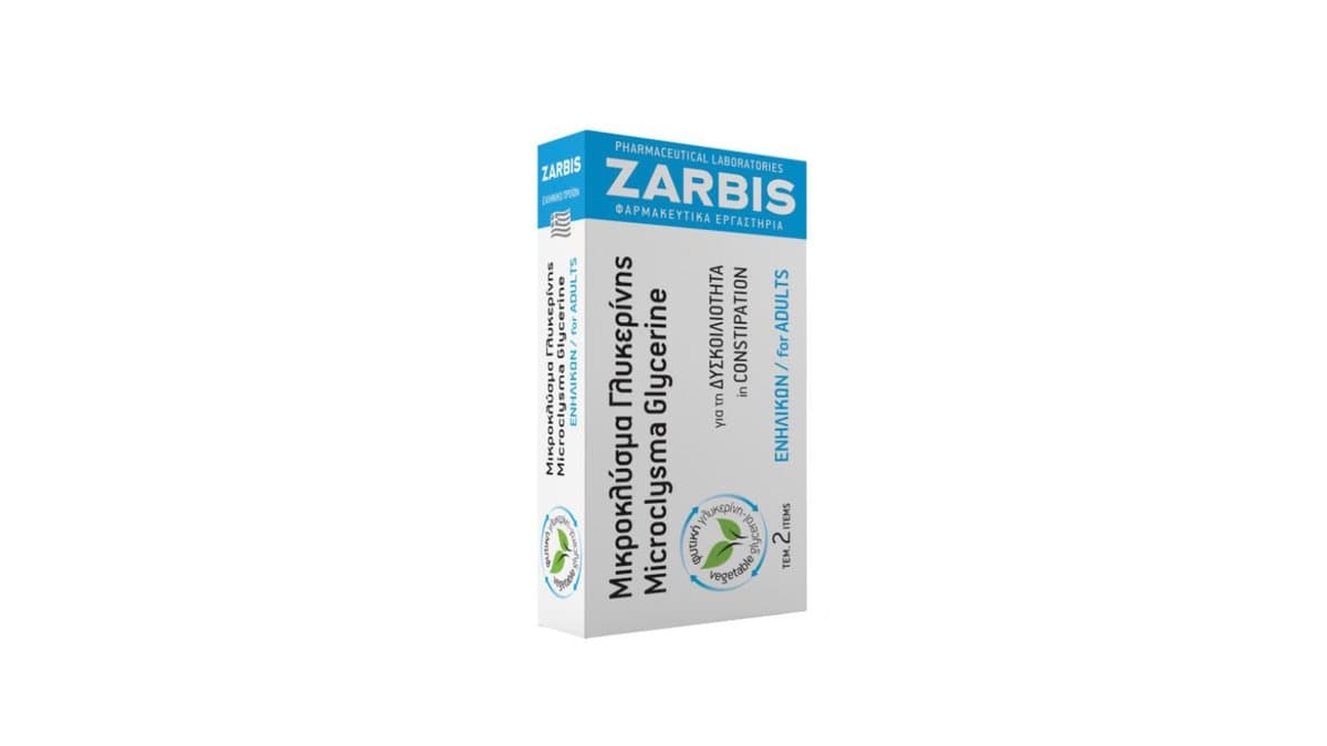 Zarbis Microclysma Glycerine Enemas For Adults 2x