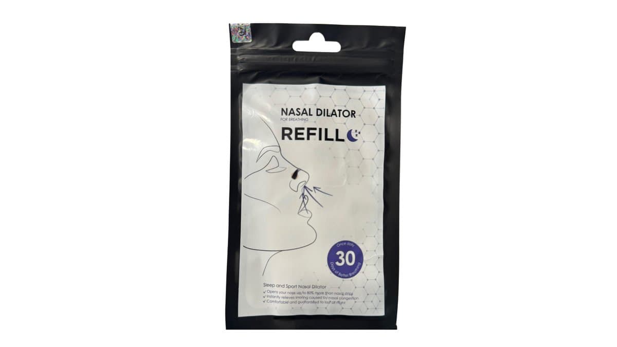 Nasal Dilator For Breathing - Sleep & Sport Nasal Dilator 30 Refills
