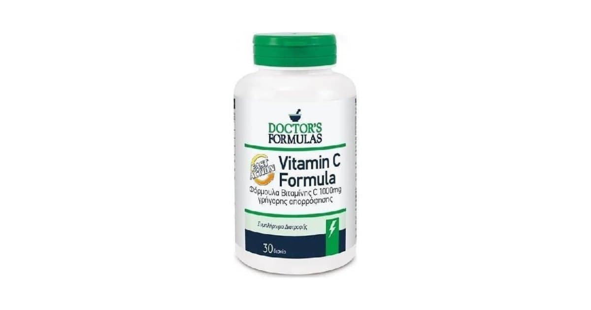 Doctor's Formulas Vitamin C Formula 1000mg 30 Tabs