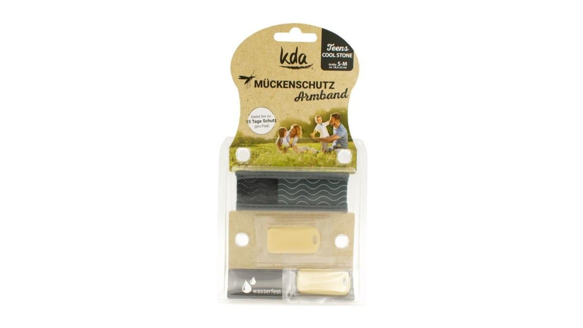 KDA Wristband Anti-Mosquito Teens Cool Stone S-M