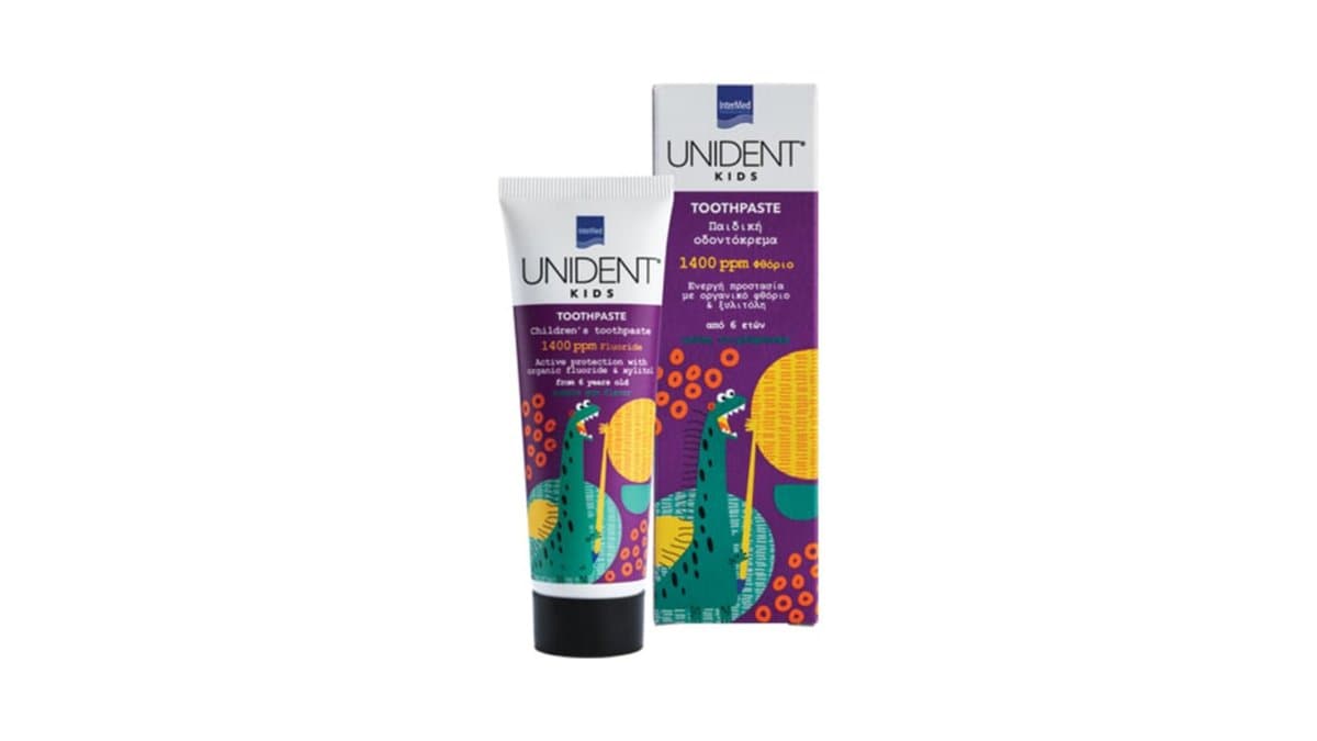 Unident Children's Toothpaste 1400ppm Fluoride Bubble Gum Flavour 50ml